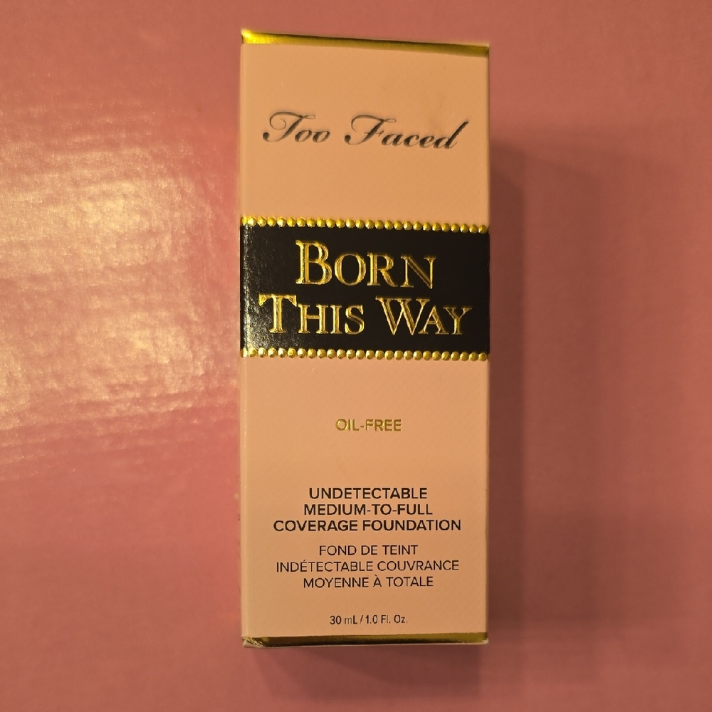 Too Faced Born This Way Foundation - Pink and Black Packaging